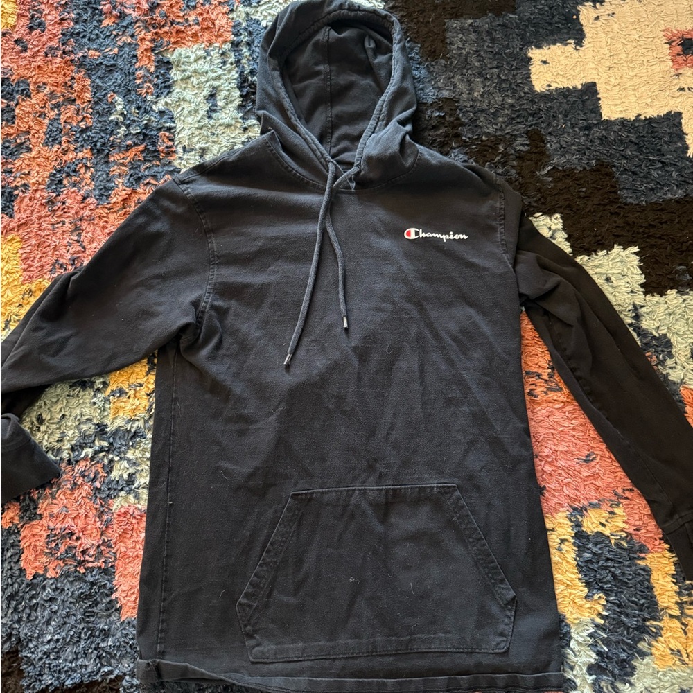 Champion Black Hoodie Jacket